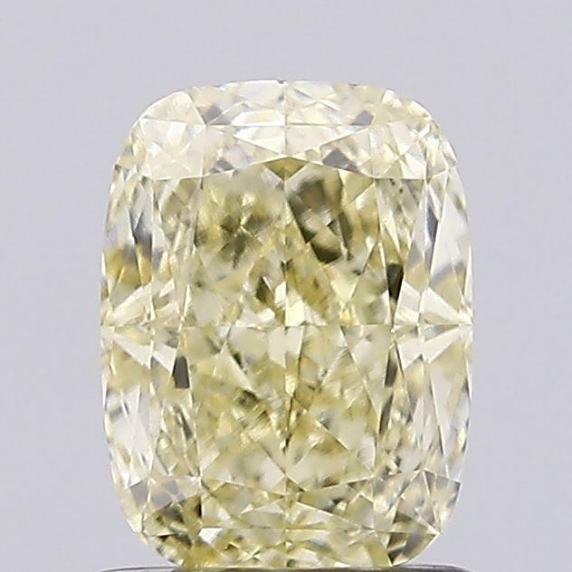 1.17 Ct. Fancy Yellow Cushion Lab Grown Diamond