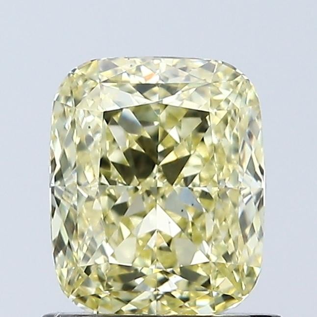 1.04 Ct. Fancy Intense Yellow Cushion Lab Grown Diamond