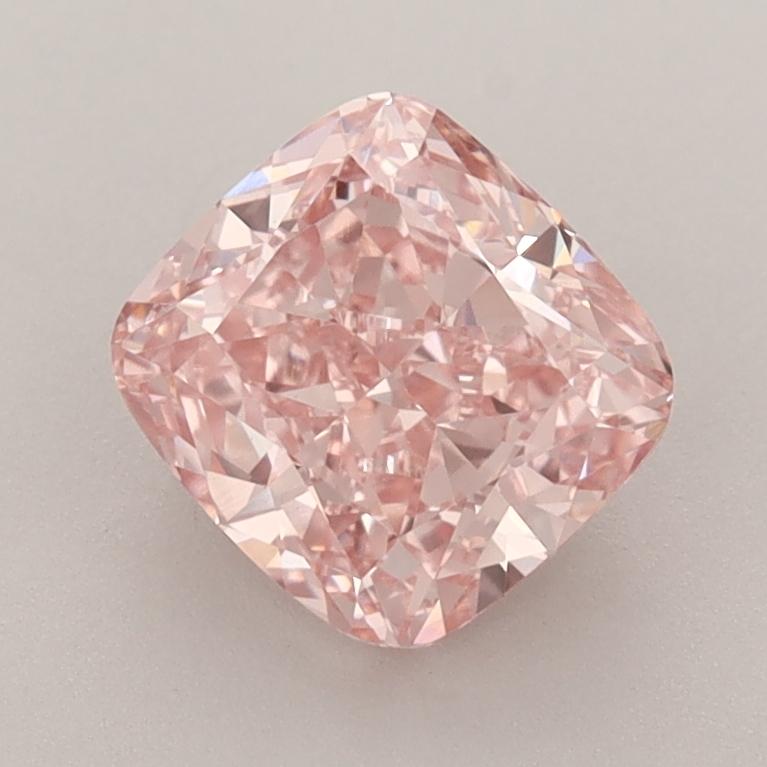 1.75 Ct. Fancy Vivid  Pink Cushion Lab Grown Diamond