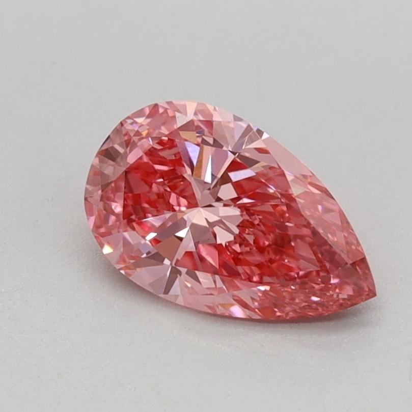 0.56 Ct. Fancy Vivid Pink Pear Lab Grown Diamond