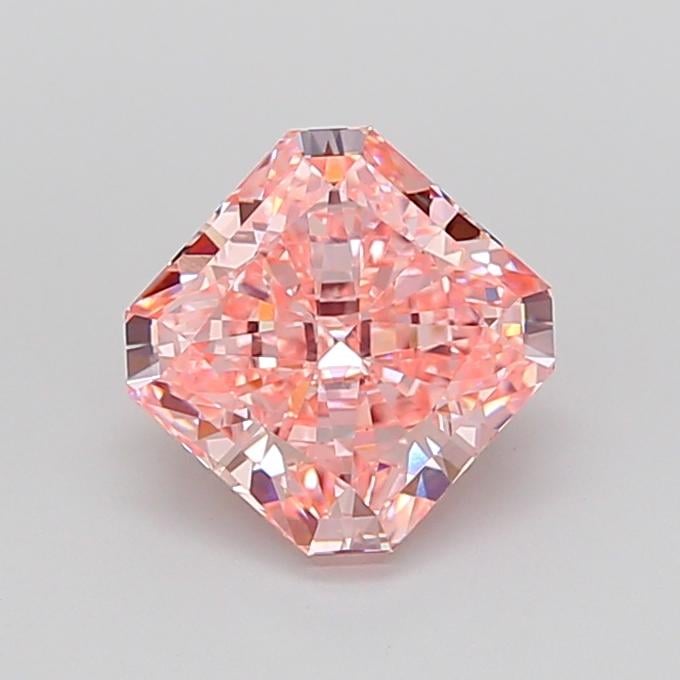 2.72 Ct. Fancy Vivid Pink Radiant Lab Grown Diamond