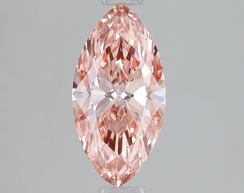 1.09 Ct. Fancy Vivid Pink Marquise Lab Grown Diamond