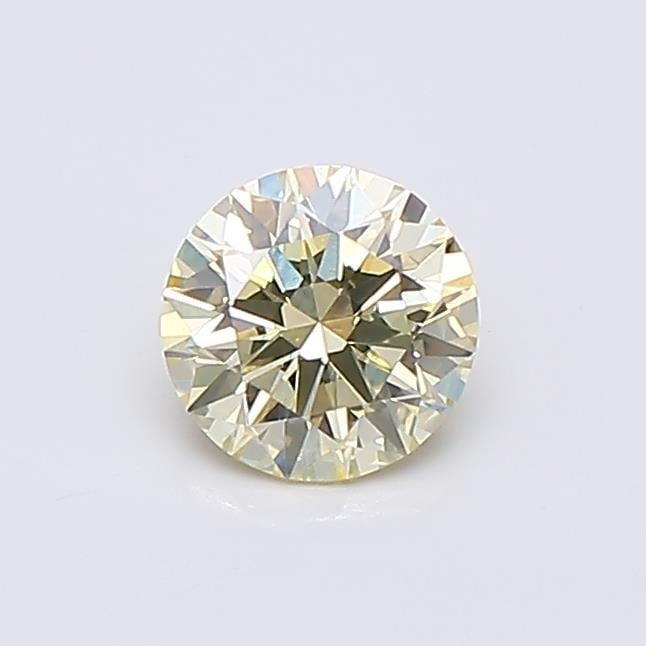 0.57 Ct. Fancy Intense  Yellow Round Lab Grown Diamond