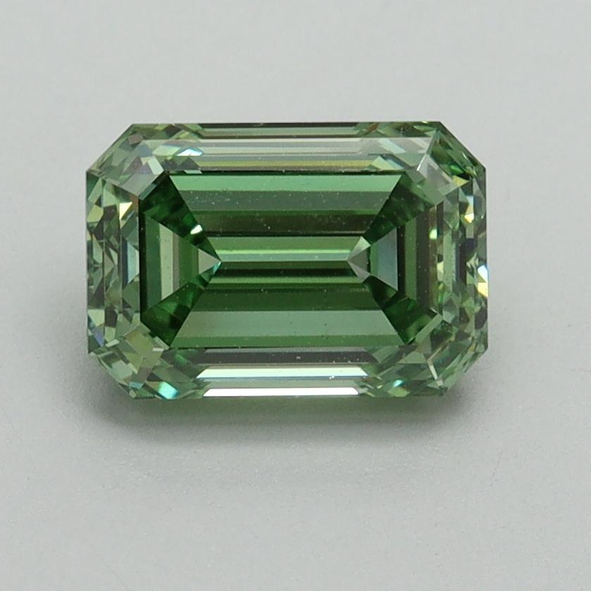 1.50 Ct. Fancy Vivid Green Emerald Lab Grown Diamond