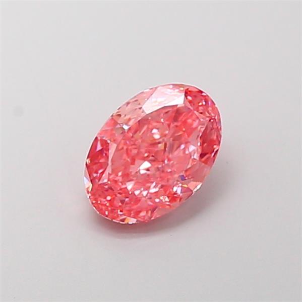 1.38 Ct. Fancy Vivid  Pink Oval Lab Grown Diamond