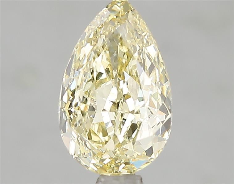 2.03 Ct. Fancy Intense Yellow Pear Lab Grown Diamond