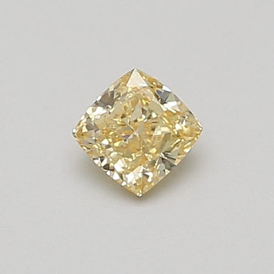 0.38 Ct. Fancy Yellow Cushion Lab Grown Diamond