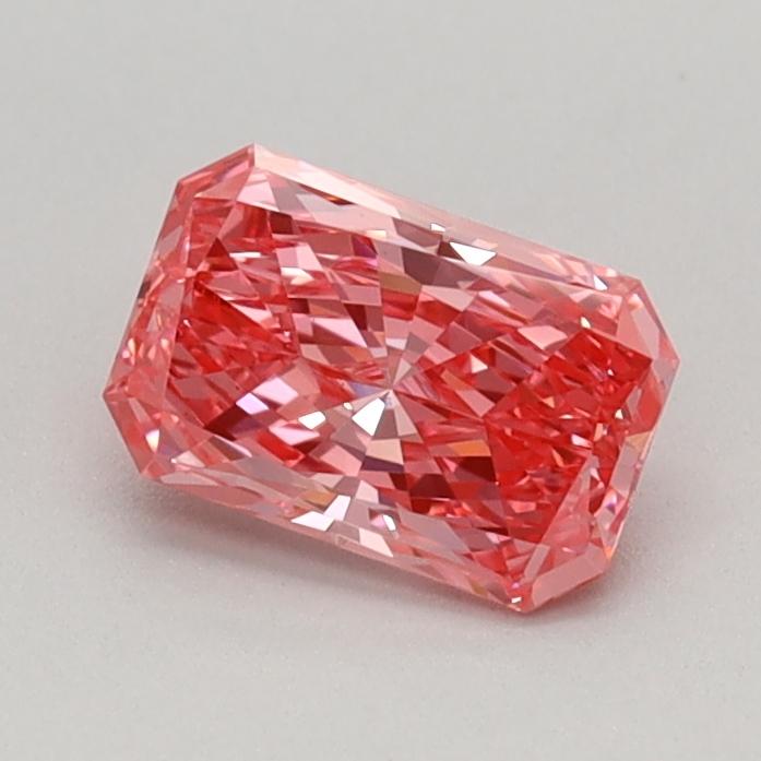 0.48 Ct. Fancy Vivid Pink Radiant Lab Grown Diamond