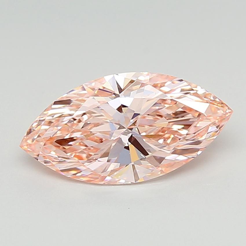2.50 Ct. Fancy Vivid  Pink Marquise Lab Grown Diamond