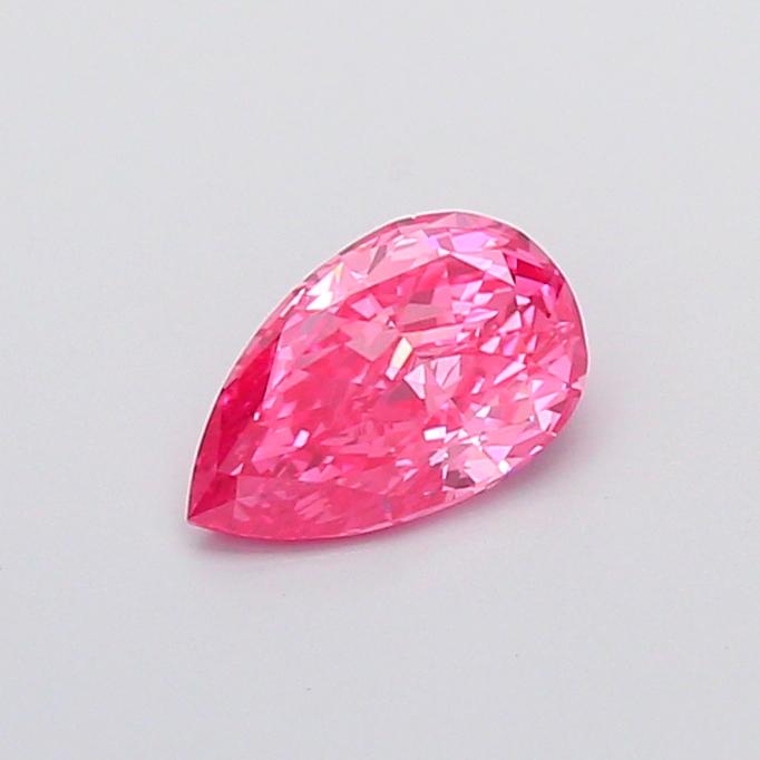 1.03 Ct. Fancy Vivid  Pink Pear Lab Grown Diamond