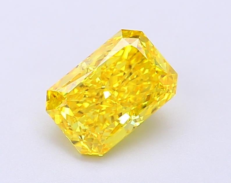 1.20 Ct. Fancy Vivid  Yellow Radiant Lab Grown Diamond