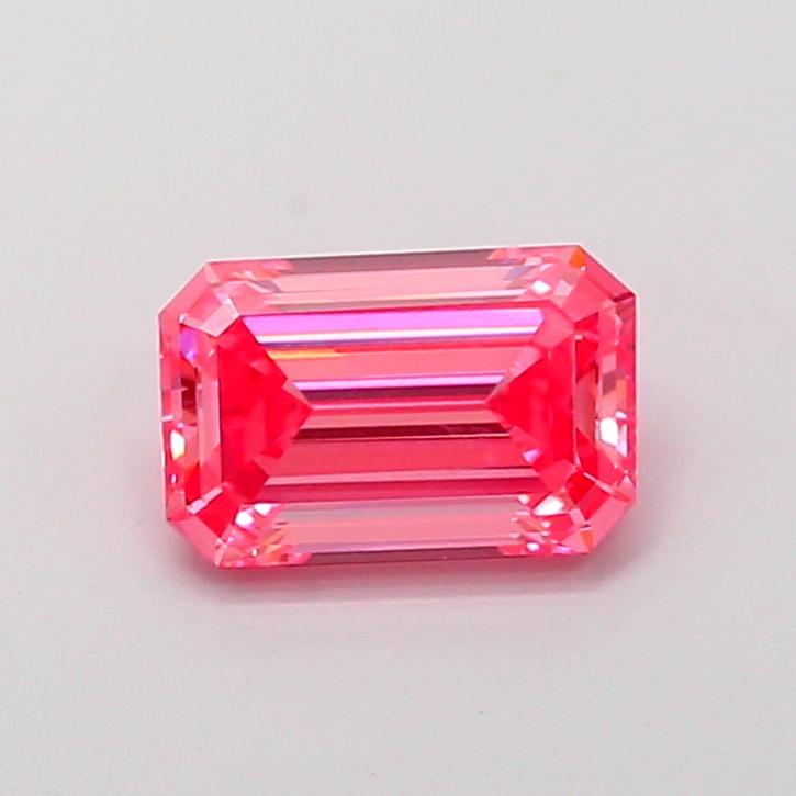 1.10 Ct. Fancy Vivid Pink Emerald Lab Grown Diamond