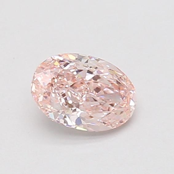0.53 Ct. Fancy Intense Pink Oval Lab Grown Diamond