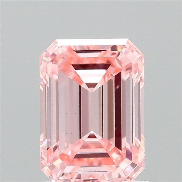 1.41 Ct. Fancy Vivid Pink Emerald Lab Grown Diamond