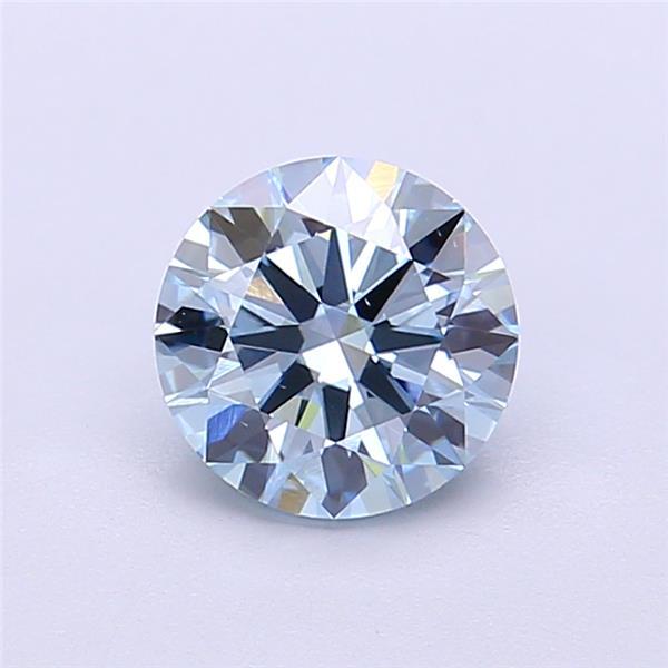 1.18 Ct. Fancy  Blue Round Lab Grown Diamond