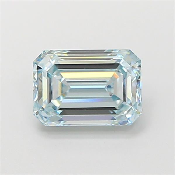 1.21 Ct. Fancy Greenish Blue Emerald Lab Grown Diamond