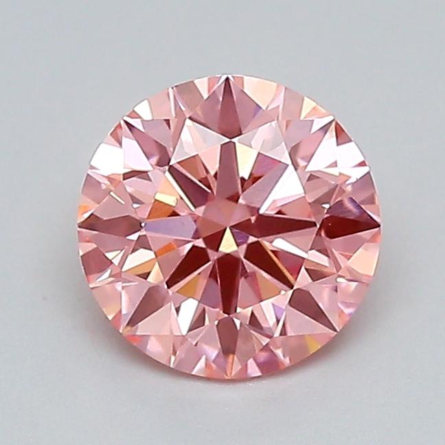 1.02 Ct. Fancy Vivid  Pink Round Lab Grown Diamond