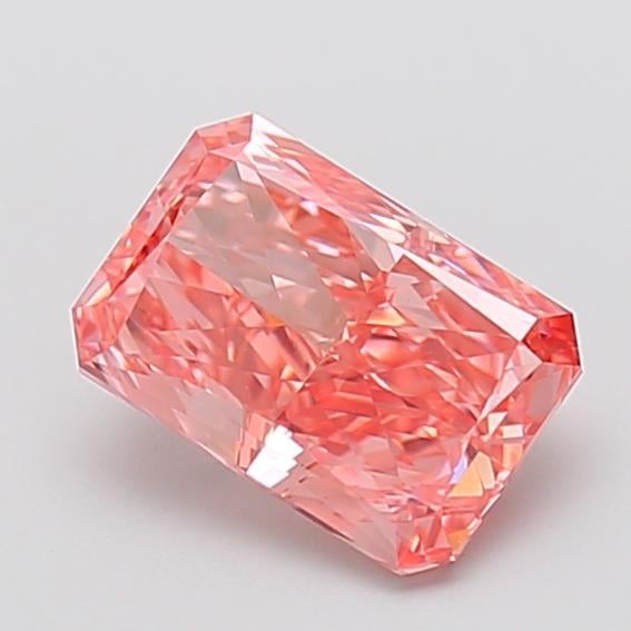 1.95 Ct. Fancy Vivid Pink Radiant Lab Grown Diamond