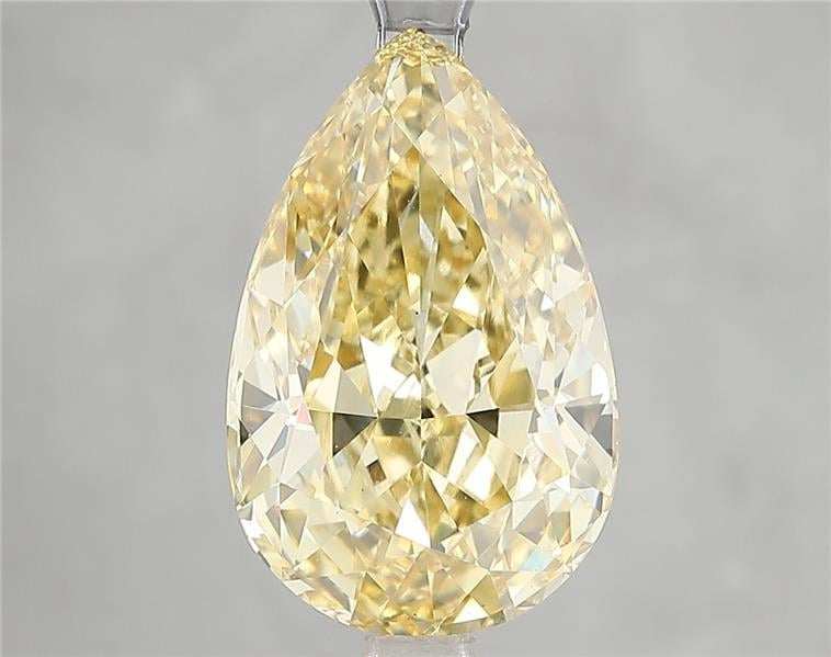 5.00 Ct. Fancy Intense Yellow Pear Lab Grown Diamond