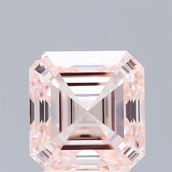 3.00 Ct. Fancy Pink Asscher Lab Grown Diamond