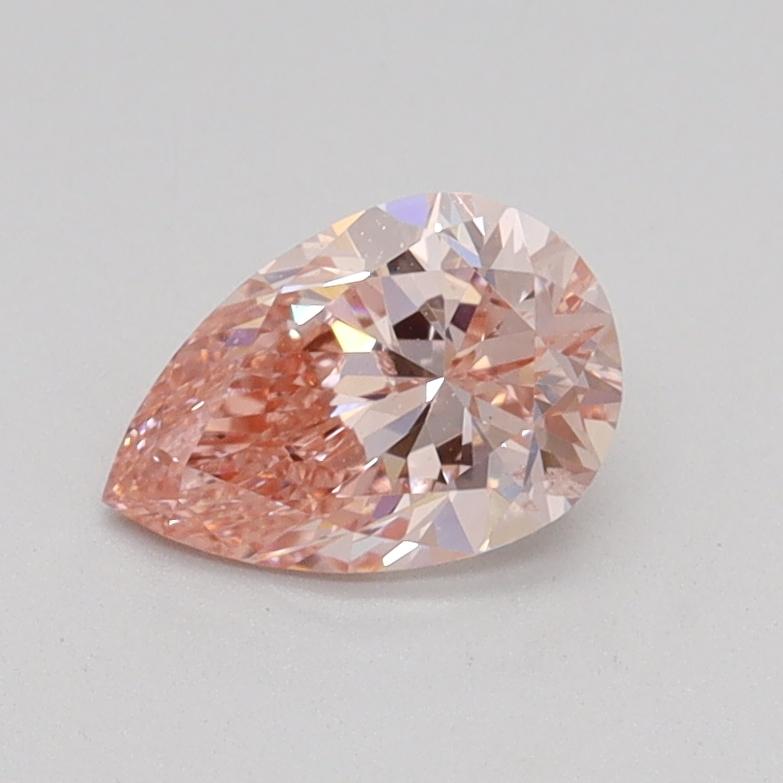 0.70 Ct. Fancy Intense Pink Pear Lab Grown Diamond