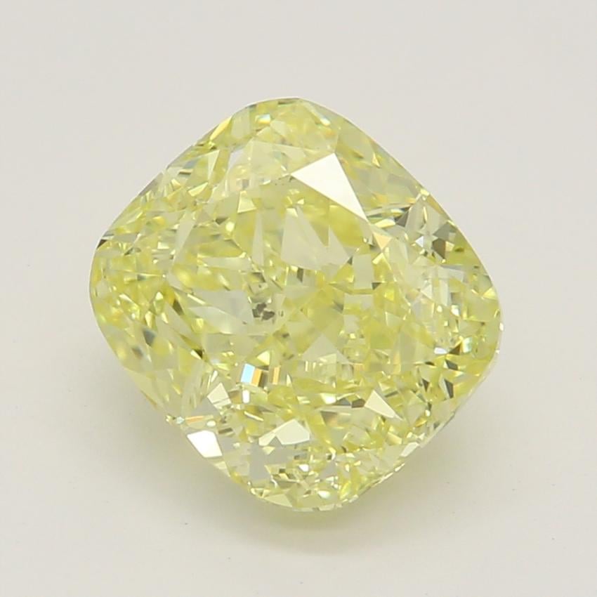 1.30 Ct. Fancy Intense Yellow Cushion Diamond