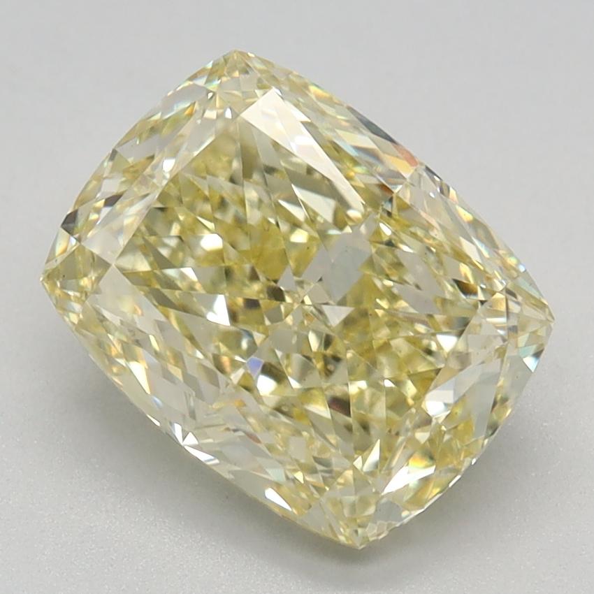2.15 Ct. Fancy Intense Yellow Cushion Lab Grown Diamond