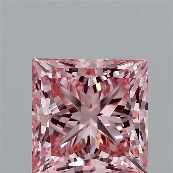 2.07 Ct. Fancy Vivid Pink Princess Lab Grown Diamond