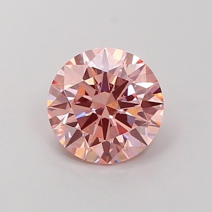 1.62 Ct. Fancy Intense Pink Round Lab Grown Diamond