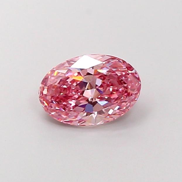 1.61 Ct. Fancy Vivid Pink Oval Lab Grown Diamond