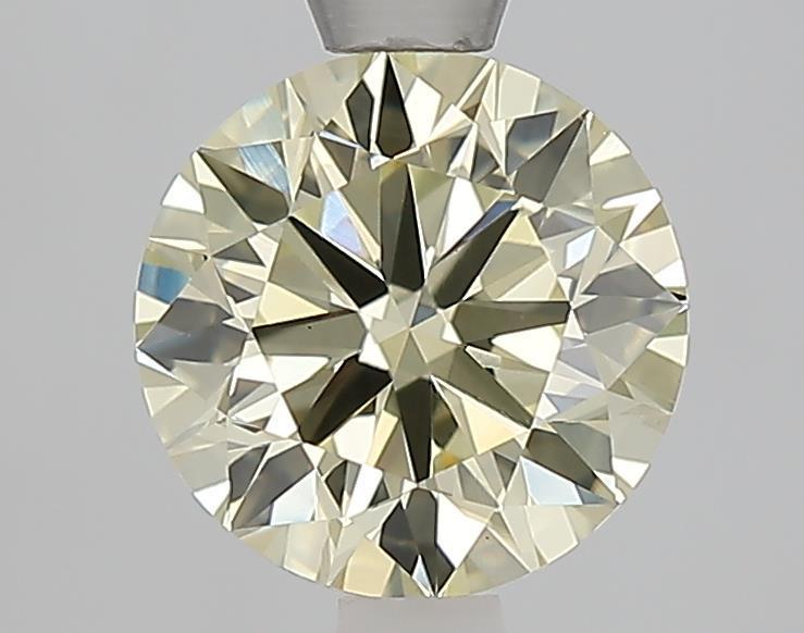 1.55 Ct. Fancy Light  Yellow Round Lab Grown Diamond
