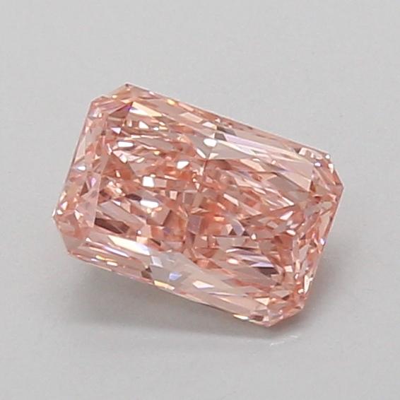 0.81 Ct. Fancy Vivid Pink Radiant Lab Grown Diamond
