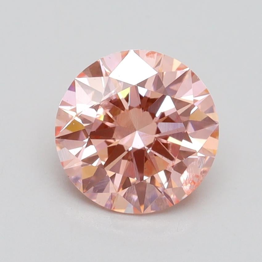 1.52 Ct. Fancy Intense Pink Round Lab Grown Diamond