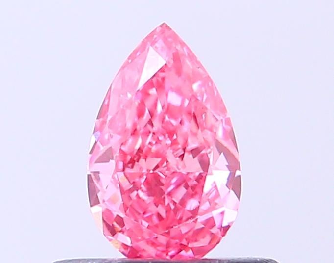 0.36 Ct. Fancy Vivid Pink Pear Lab Grown Diamond