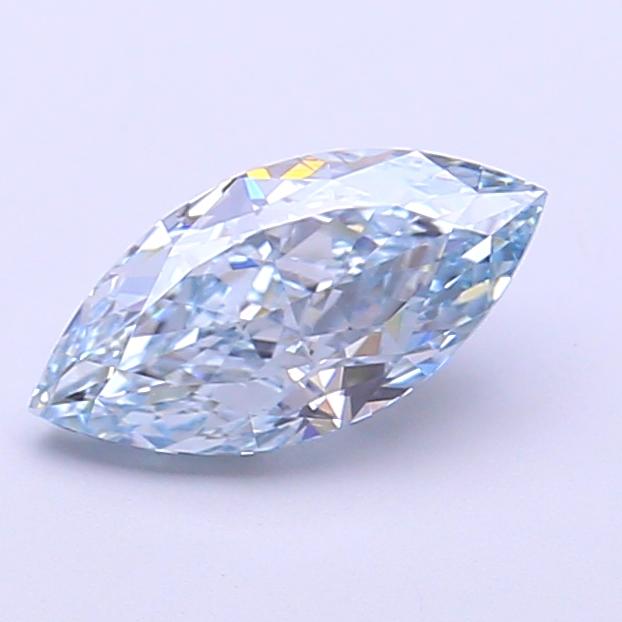 1.05 Ct. Fancy Intense  Blue Marquise Lab Grown Diamond