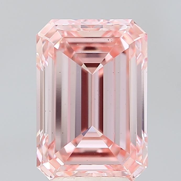 4.01 Ct. Fancy Pink Emerald Lab Grown Diamond