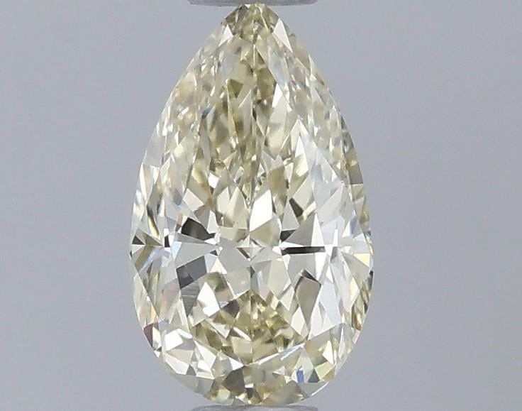 0.55 Ct. Light Yellow Pear Lab Grown Diamond