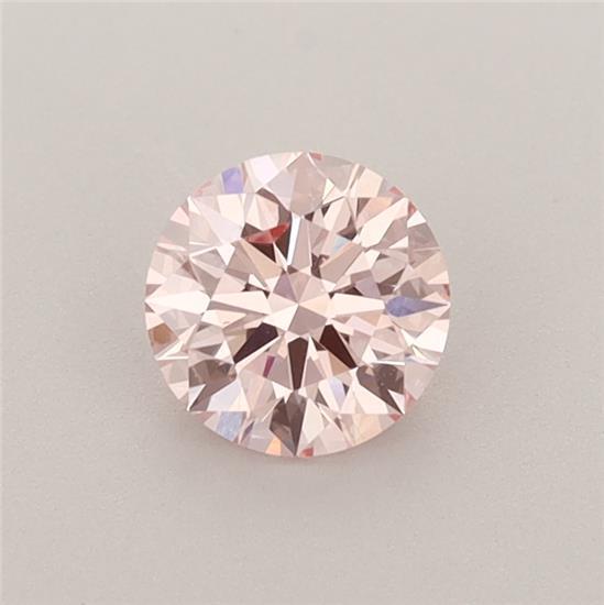 0.66 Ct. Fancy Intense Pink Round Lab Grown Diamond
