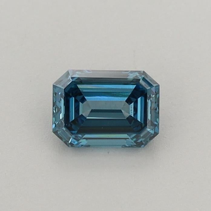0.40 Ct. Fancy Intense Blue Emerald Lab Grown Diamond