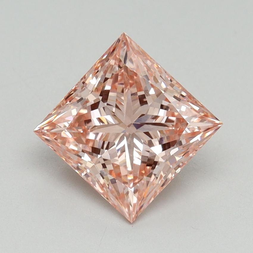 1.78 Ct. Fancy Vivid Pink Princess Lab Grown Diamond
