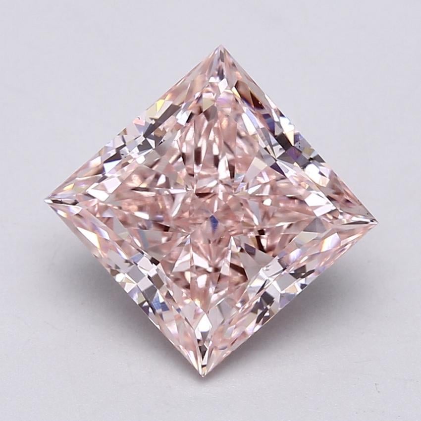 4.80 Ct. Fancy Intense  Pink Princess Lab Grown Diamond