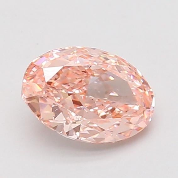 1.01 Ct. Fancy Vivid Pink Oval Lab Grown Diamond