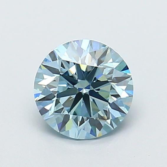 1.01 Ct. Fancy Intense  Blue Round Lab Grown Diamond