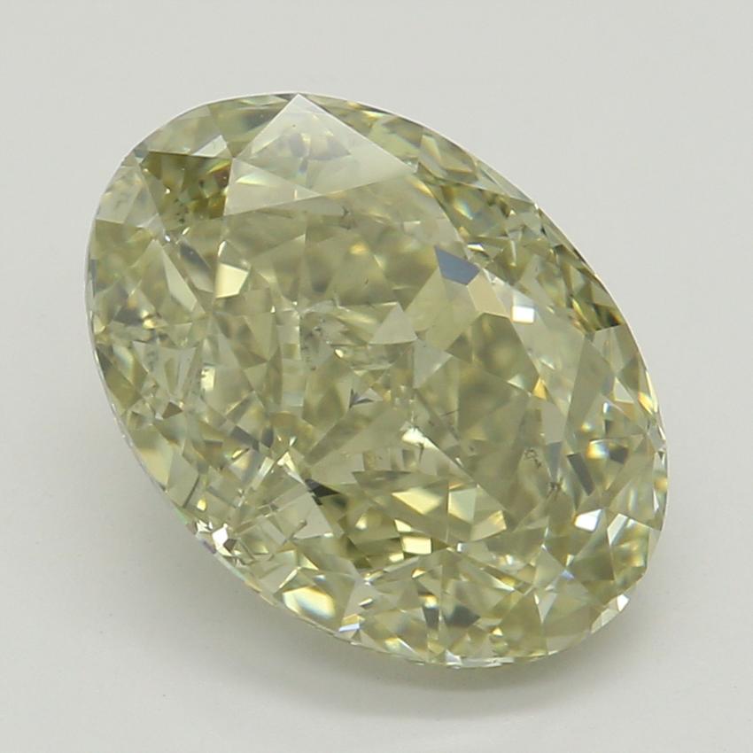 2.02 Ct. Fancy Brownish Greenish Yellow Oval Diamond