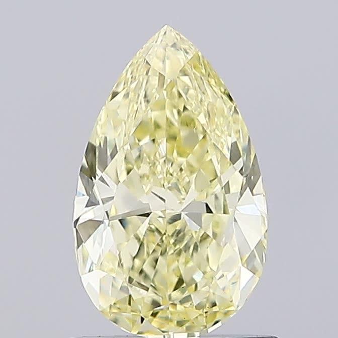 0.96 Ct. Fancy Yellow Pear Lab Grown Diamond