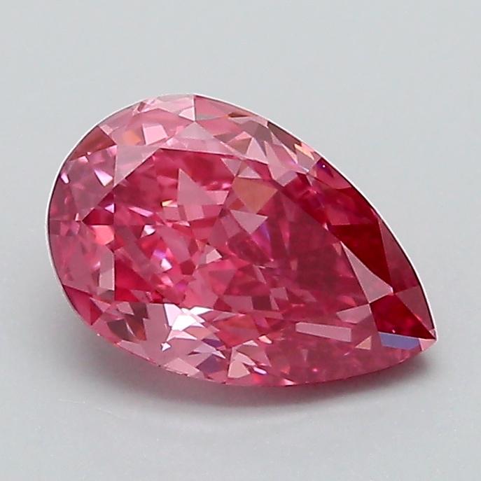 1.16 Ct. Fancy Vivid Pink Pear Lab Grown Diamond
