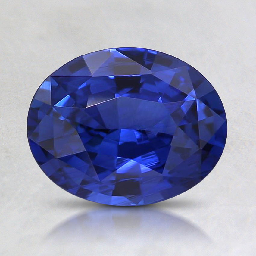 8x6.5mm Super Premium Blue Oval Sapphire