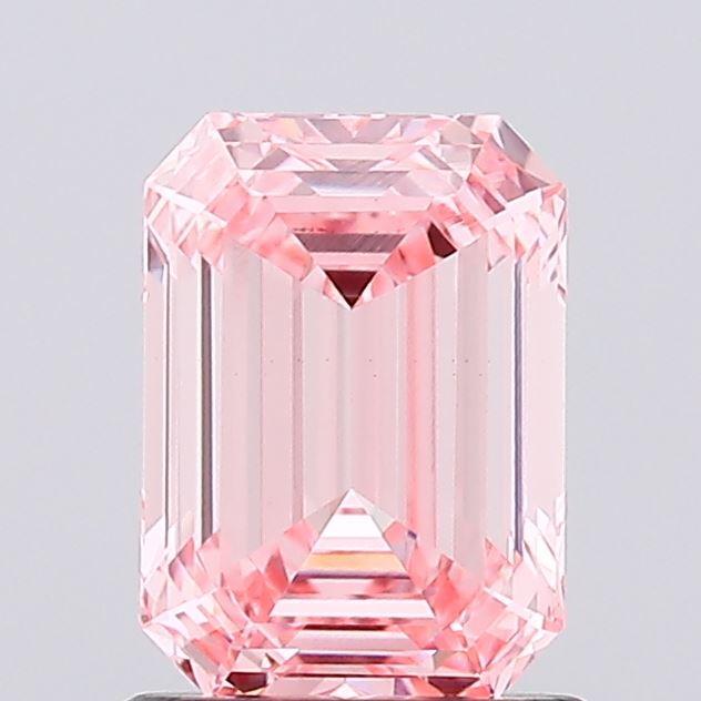 1.06 Ct. Fancy Vivid Pink Emerald Lab Grown Diamond
