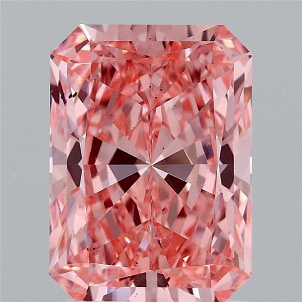 2.04 Ct. Fancy Vivid Pink Radiant Lab Grown Diamond