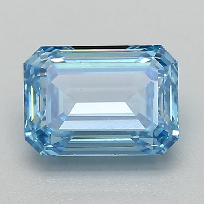 1.00 Ct. Fancy Vivid  Blue Emerald Lab Grown Diamond